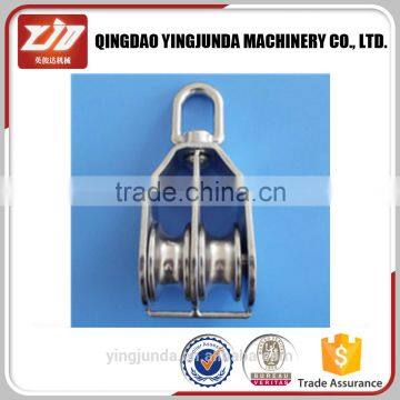 stainless steel double pulley swivel pulley sheave