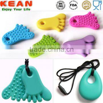 2016 Shenzhen Supplier Soft on Babies Gums 15 Colors for Option Silicone Pendant Teether photo-6