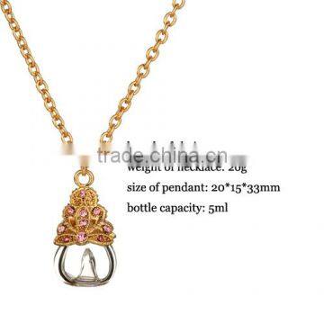 NEW 2014 Jewelry Pendant Glass Perfume bottle jewelry