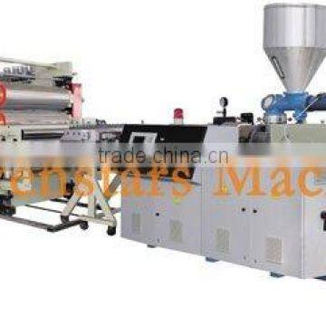 PVC free foaming board extrusion line/PVC free foaming board extruding machine
