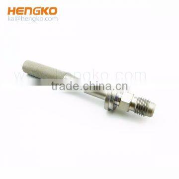 sintered SS inline oxygen air diffuser stone 0.5 micron