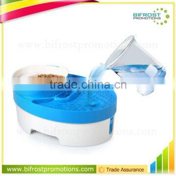 Pet Drinking Fountain & Water Food Bowl