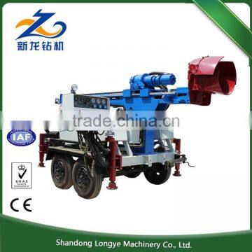 Diesel Engine 200m Depth Trailer Mounted Water Well Drilling Rig, Trailer Mounted Truck Water Well Drilling Rig photo-2