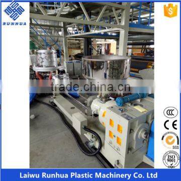 3 layer coextrusion rotating die ldpe plastic blown film machine