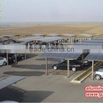 White Metal Frame Double Polycarbonate Sheet Aluminum Car Canopy Carport photo-6