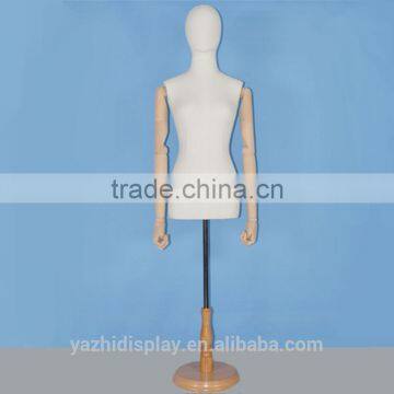 Stylish Fabric Covered Vintage Dress Form Mannequin for Sale photo-2