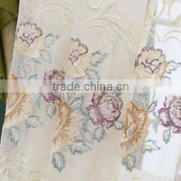 European Country Style Fresh Ready Made Chenille Bedroom Window Blackout Curtain photo-6