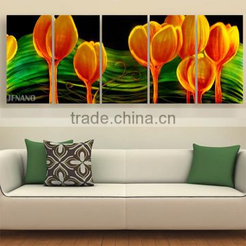 Modern Wall Decor Metal Wall Art Aluminum Paintings Wall Painting Flower