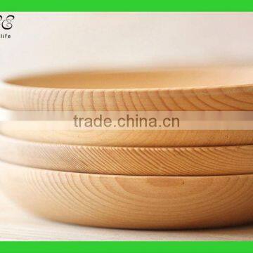 Custom Wood Plate Round Wooden Serving Tray Round Wood Service Trays