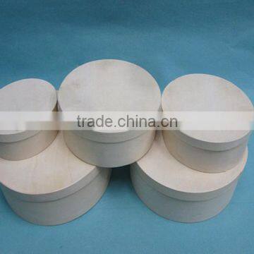 wholesale cheap poplar wood round box veneer wood cheese boxes