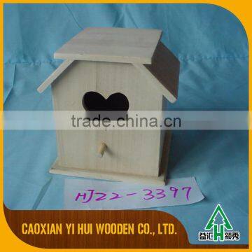 Crafts Hang Garden Wooden Bird House Feeder photo-5