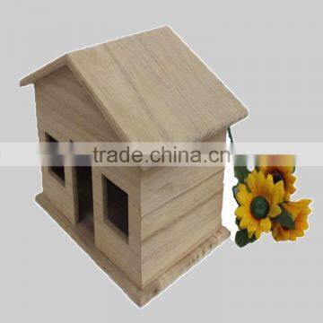 Top Quality Handmade Wooden Bird Hose/pet House, Decorated Wooden Bird House photo-2