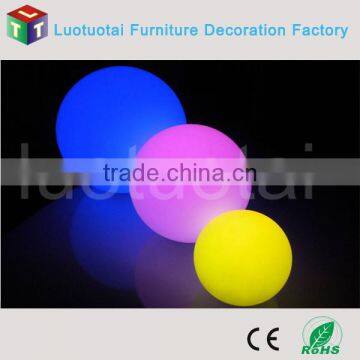 rechargeable battery operated waterproof IP65 multicolor change round led ball