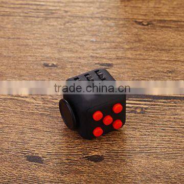 2016 New Arrive Addicting High Quality 6-Sided Desk Toy Fidget Mixed Colors Magical Cub Smooth Button Desk Toy Fidget photo-3