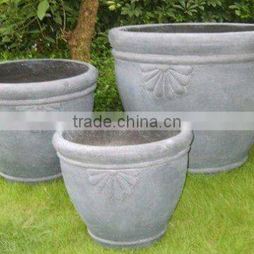 hot sale fibre clay flower planter QL-2358-1