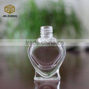 Thumbler Supplies Heart Shape Glass Nail Polish Bottles With Agitator Mixing Balls photo-2