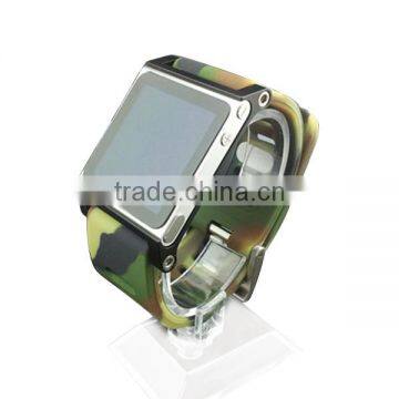 nice design silicone camouflage watchband for mens watch