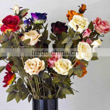 SJ11001107 Wholesale Artificial Flowers/high Initation Rose/decorative Single Rose photo-4