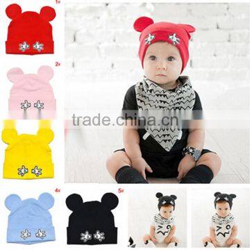 Baby Girl Cotton Beanies Cartoon Designs Infant Kids Spring Autumn Hat Cap