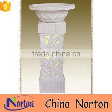 hot sale marble roman style flower pot for garden NTMF- FP217X