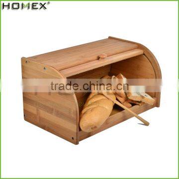 Morden High Quality Kitchenware Bamboo Bread Box/Homex_Factory