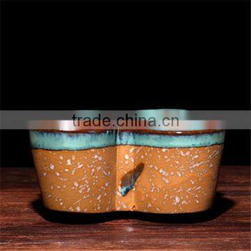 Yixing Indoor Mini Clay Flower Pots, Ceramic Cup Shaped Flower Pot photo-2