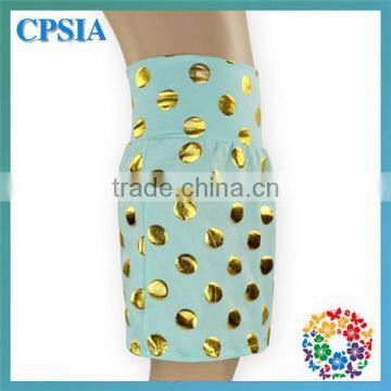 Yellow Fashion Gold Polka Dot Casual Baby Girls Tutu Skirts photo-6