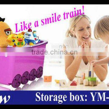 Emc 3607 Hot Wheeled Kid Toy Box Plastic Storage Box With Lid photo-3