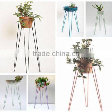 Custom Specification Waterproof Durable Outdoor Metal Iron Flower Pot Plant Stand photo-6