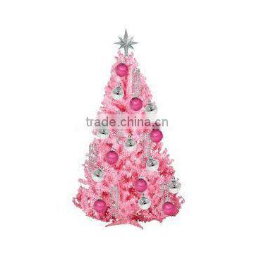 Artificial Christmas tree with xmas deco