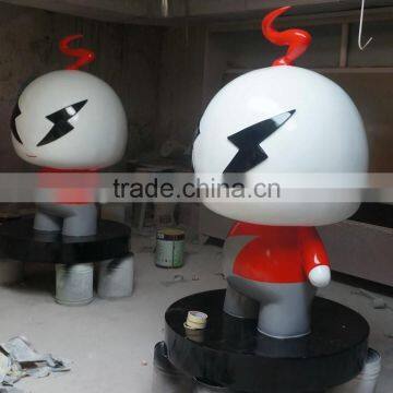 Fiberglass cartoon statue for display