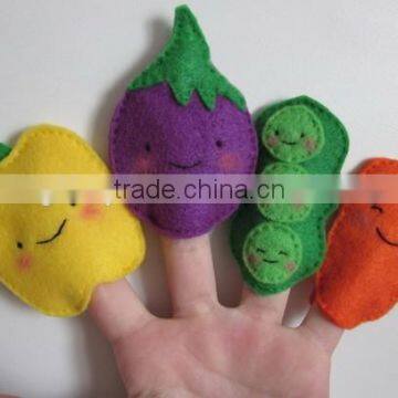 2017 best selling new product decorative custom handmade fabric felt fashion innovative vegetable handmade puppet wholesale