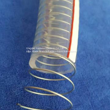 Flexible Clear PVC Steel Wire Reinforced Hose