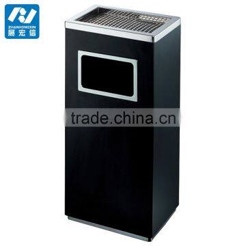 2017 Fashion Ground Ashtray Bin for Hotel Stainless Steel Coating Plated photo-6