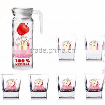 1000ml Halloween Christmas Fruit Color Printing Jug and 6pcs Cups Set photo-2