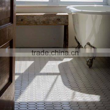 MM-CV327 Hot Product Indoor Decor Natural Stone Octagon White Marble Mosaics photo-2