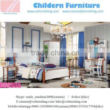 RD9902 Cheap in Stock Neoclassic Brown N White Matching Bedroom Home Furniture Queen King Size Hot Sale Bedroom Set photo-2