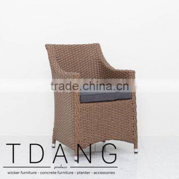 Largo Wicker Dining Chair - Vietnam Poly Rattan - Outdoor Patio Furniture photo-4