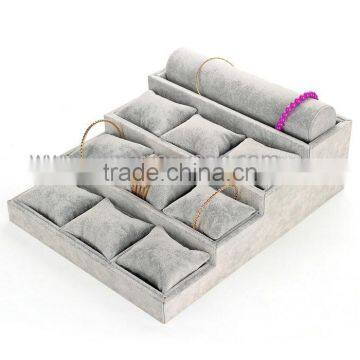 Hot Selling Different Kinds Watch Ring Bracelet Grey Jewelry Box Packaging photo-2