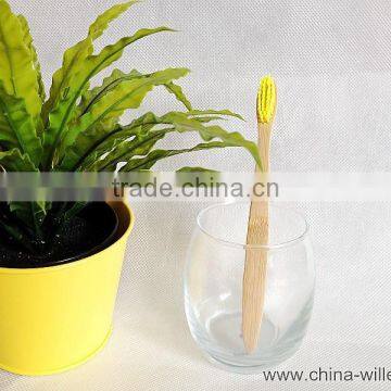 Color Bristle Bamboo Handle Toothbrush photo-6