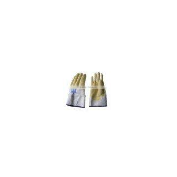 SUNNYHOPE Industry Latex Coated Safety Cuff Work Gloves photo-2