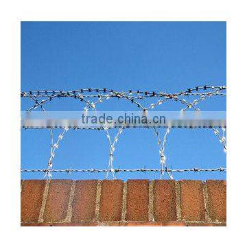 Barbed razor wire mesh/Concertina barbed iron wire