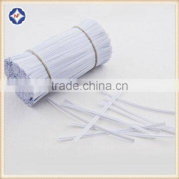 Bag Closuring Plastic Galvanized Single Wire Mini Twist Tie photo-5