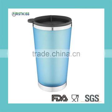 Plastic + stainless steel termos travel mug thermo starbuckscute coffee travel mugs