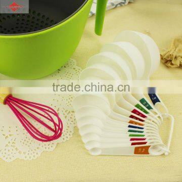 ZY-L1040A 15pcs Plastic Salad Bowls Set With Measuring Spoons photo-4