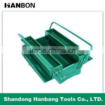 Double Layers Portable Tool Box With Metal Handle photo-3