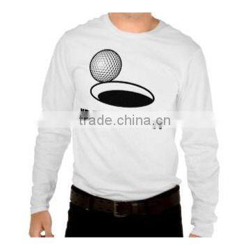Polyester Spandex Long Sleeve Golf Clothing t Shirt photo-4