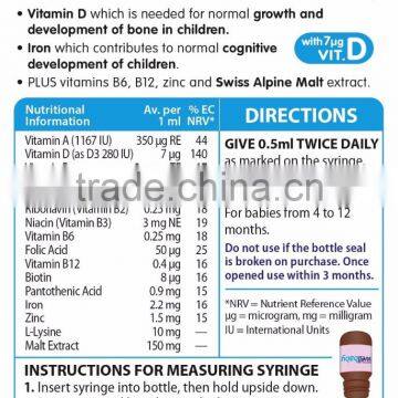 Vitabiotics Well Kid Baby Drops 30ml photo-2