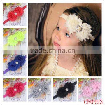 Wholesale shabby fabric chinese hair accessories for girl