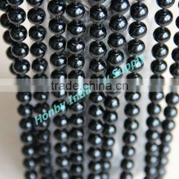 Decorative 8mm Black Metal Beads Hanging Wall Divider